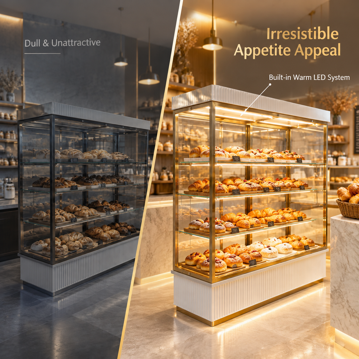 BCM-101 Cake Display Cabinet 200x55x180cm product image
