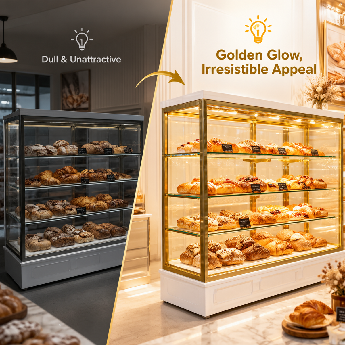 BCM-102 Cake Display Cabinet 200x55x180cm product image