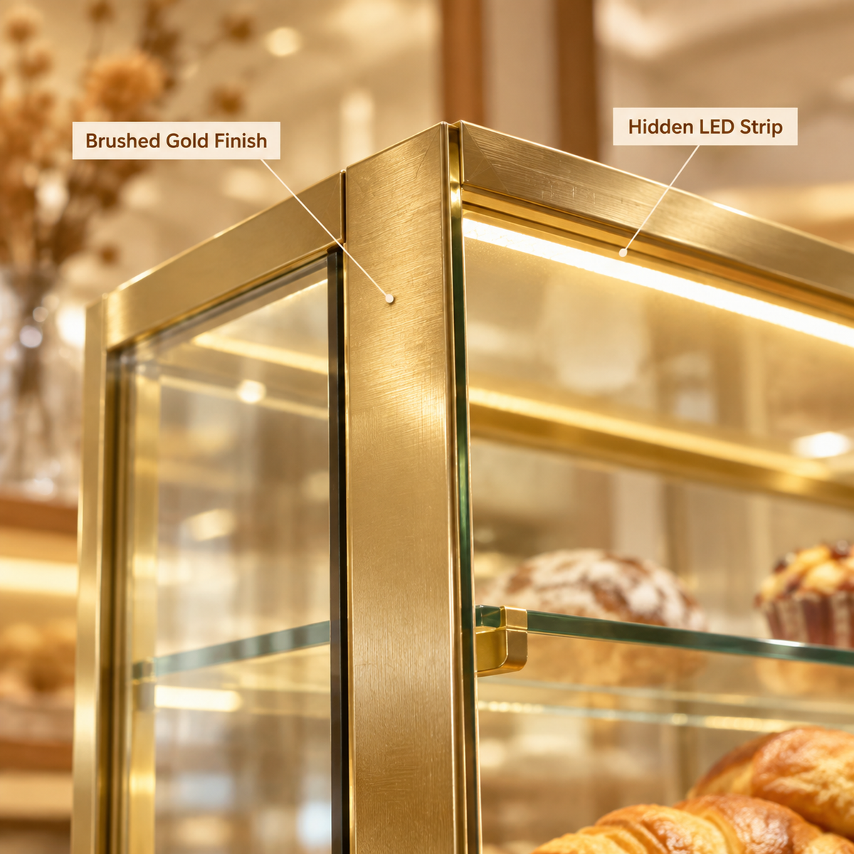 BCM-102 Cake Display Cabinet 200x55x180cm product image