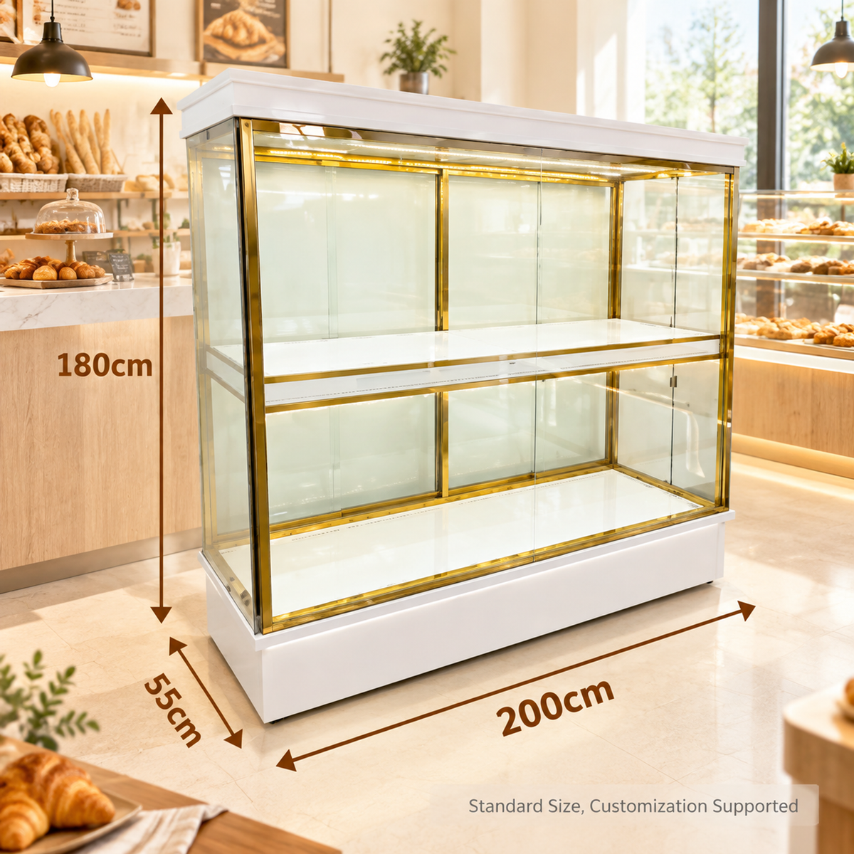 BCM-103 Cake Display Cabinet 200x55x180cm product image