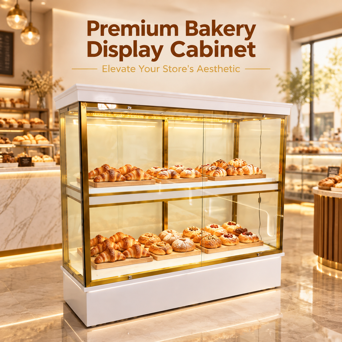 BCM-103 Cake Display Cabinet 200x55x180cm product image
