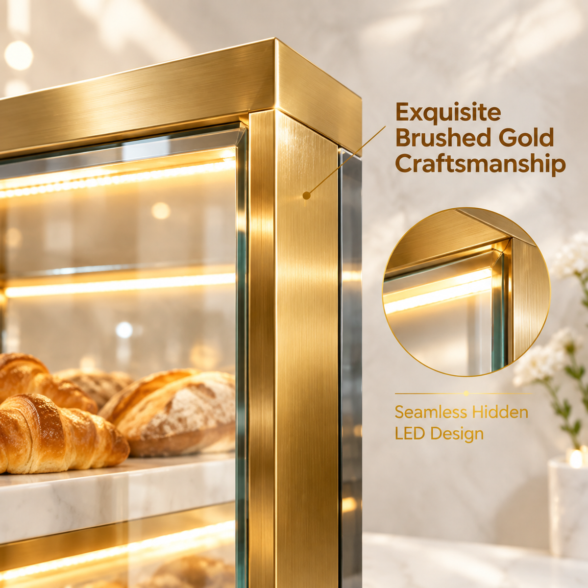 BCM-104 Cake Display Cabinet 180x55x180cm product image