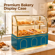 BKC-106 Curved Glass Bakery Display Cabinet 150x55x140cm product image