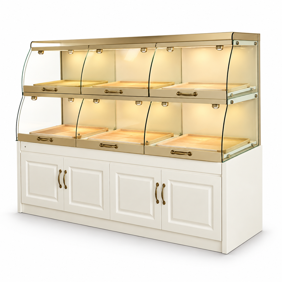 BKD-102 Drawer Base Side Bakery Display Cabinet 180x55x130cm product image