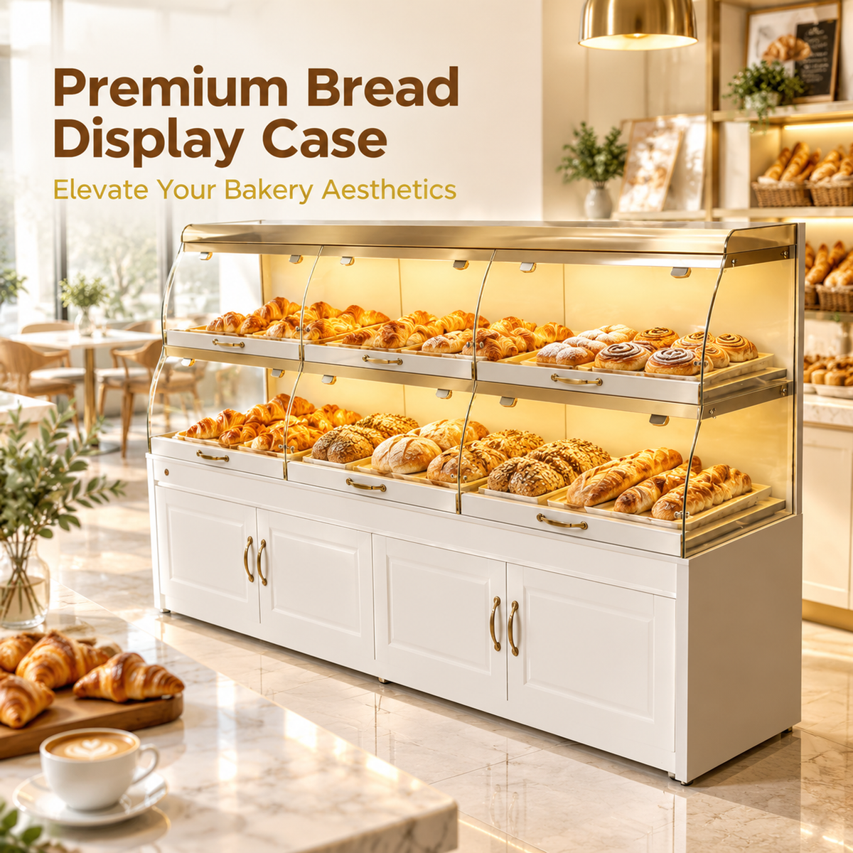 BKD-103 Drawer Base Side Bakery Display Cabinet 200x55x130cm product image