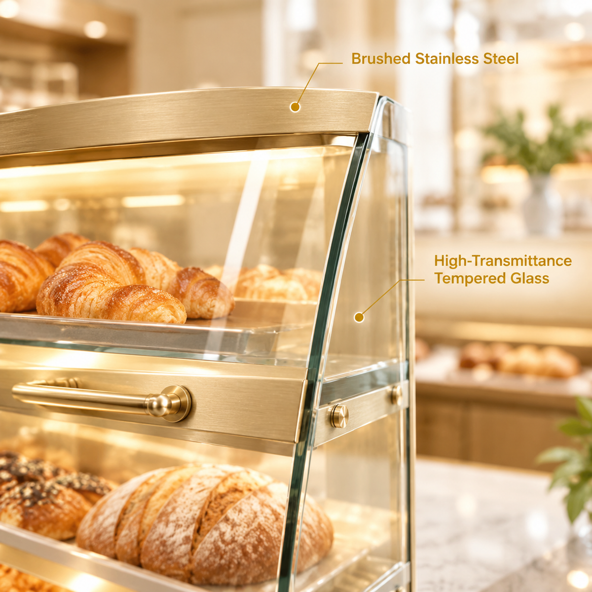 BKD-104 Drawer Base Side Bakery Display Cabinet 150x55x150cm product image