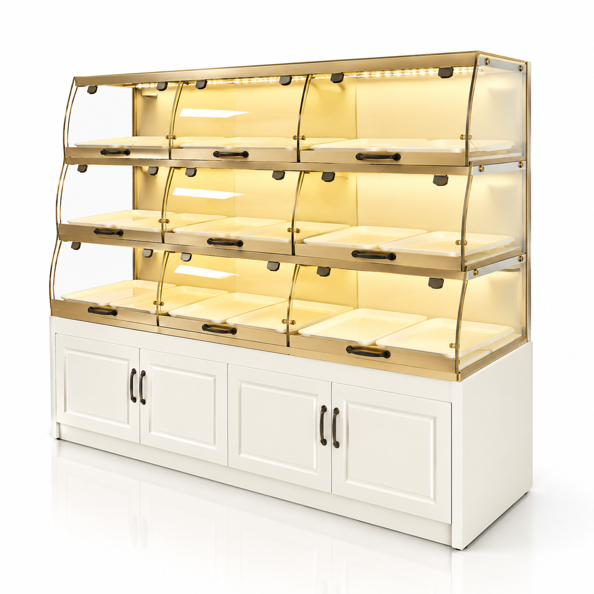 BKD-107 Drawer Base Island Bakery Display Cabinet 150x100x130cm product image