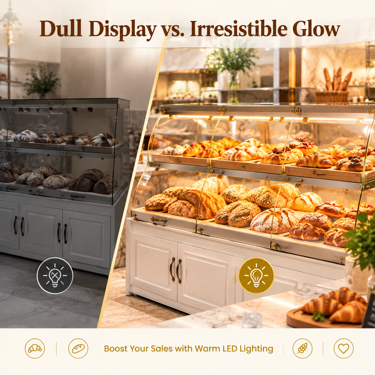 BKD-109 Drawer Base Island Bakery Display Cabinet 180x100x130cm product image
