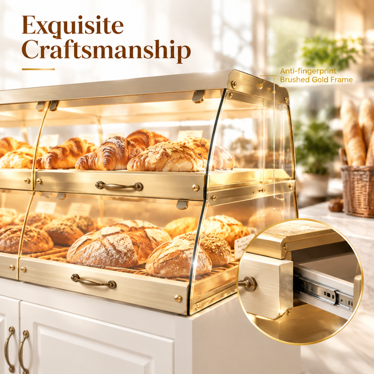 BKD-109 Drawer Base Island Bakery Display Cabinet 180x100x130cm product image