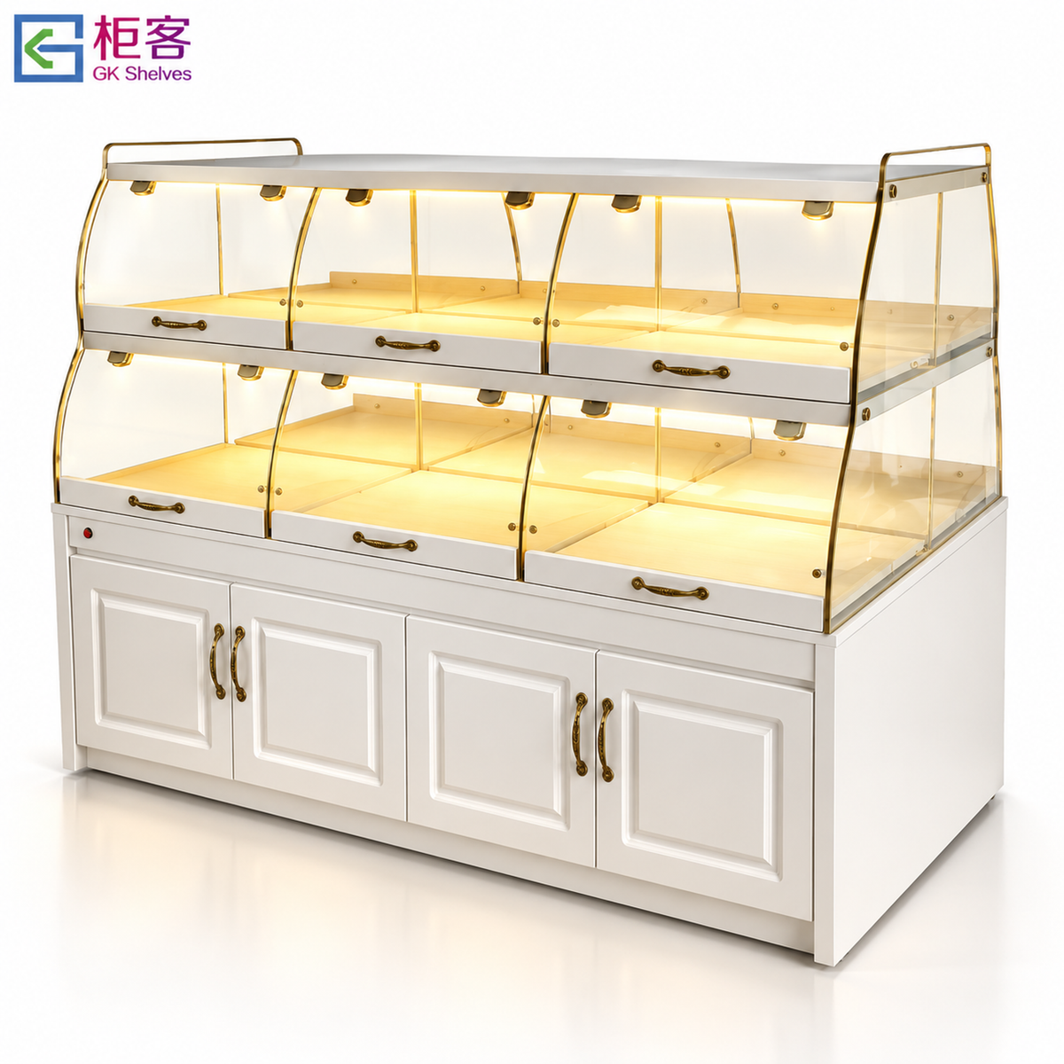BKD-110 Drawer Base Island Bakery Display Cabinet 200x100x130cm product image