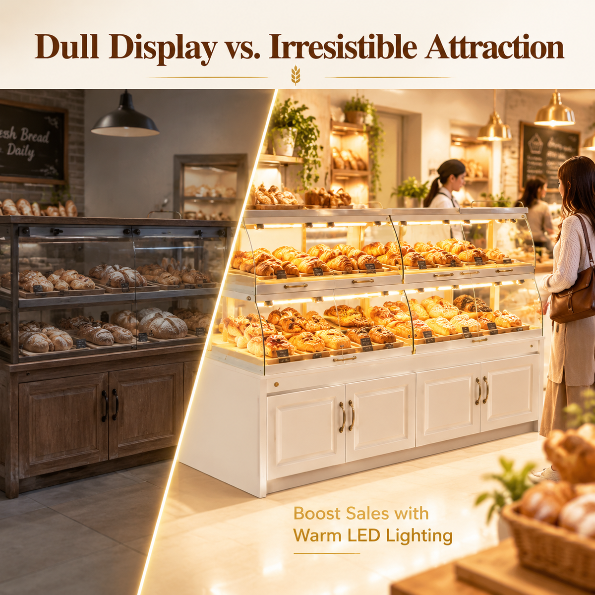 BKD-110 Drawer Base Island Bakery Display Cabinet 200x100x130cm product image