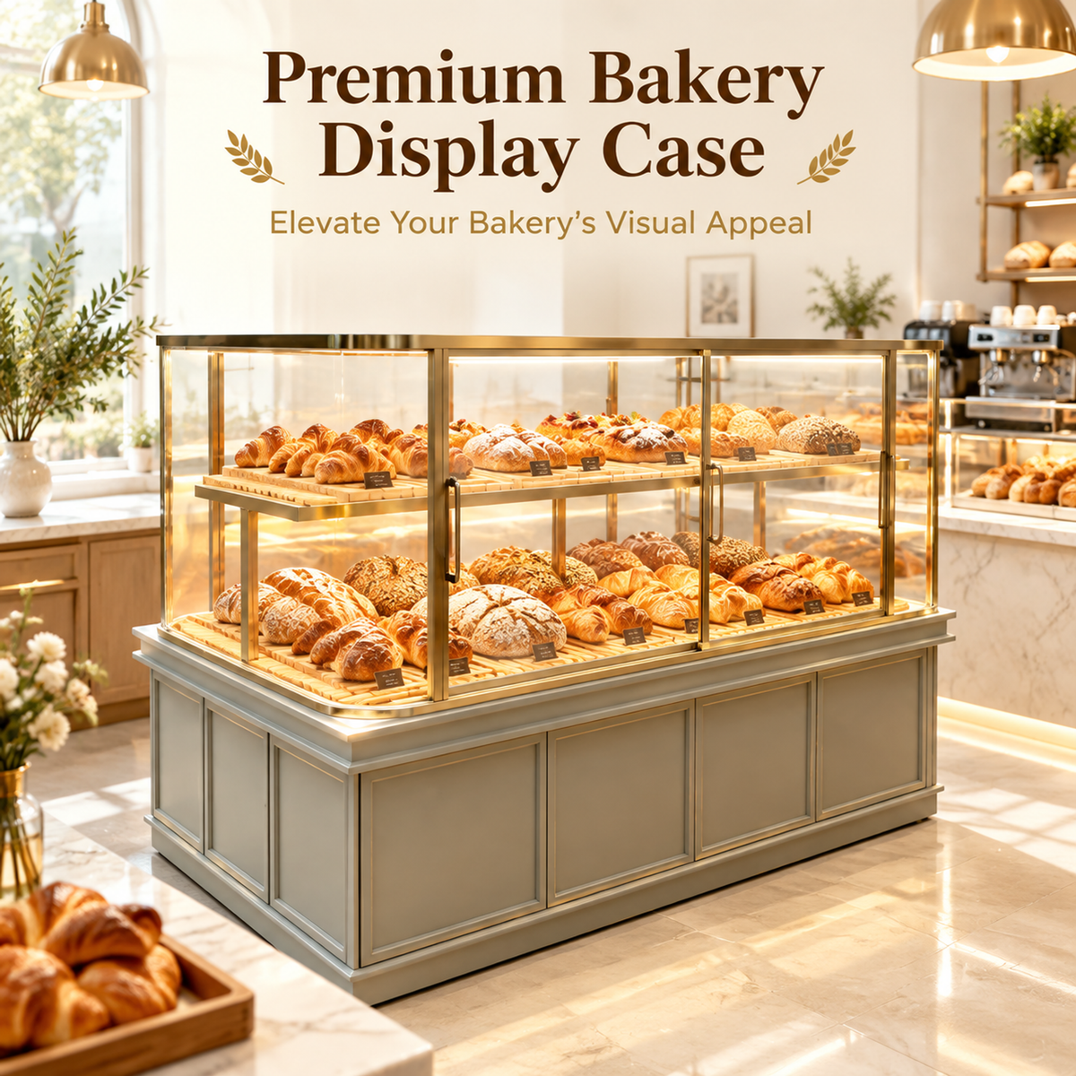 BKM-101 Island Bakery Display Cabinet 200x100x140cm product image