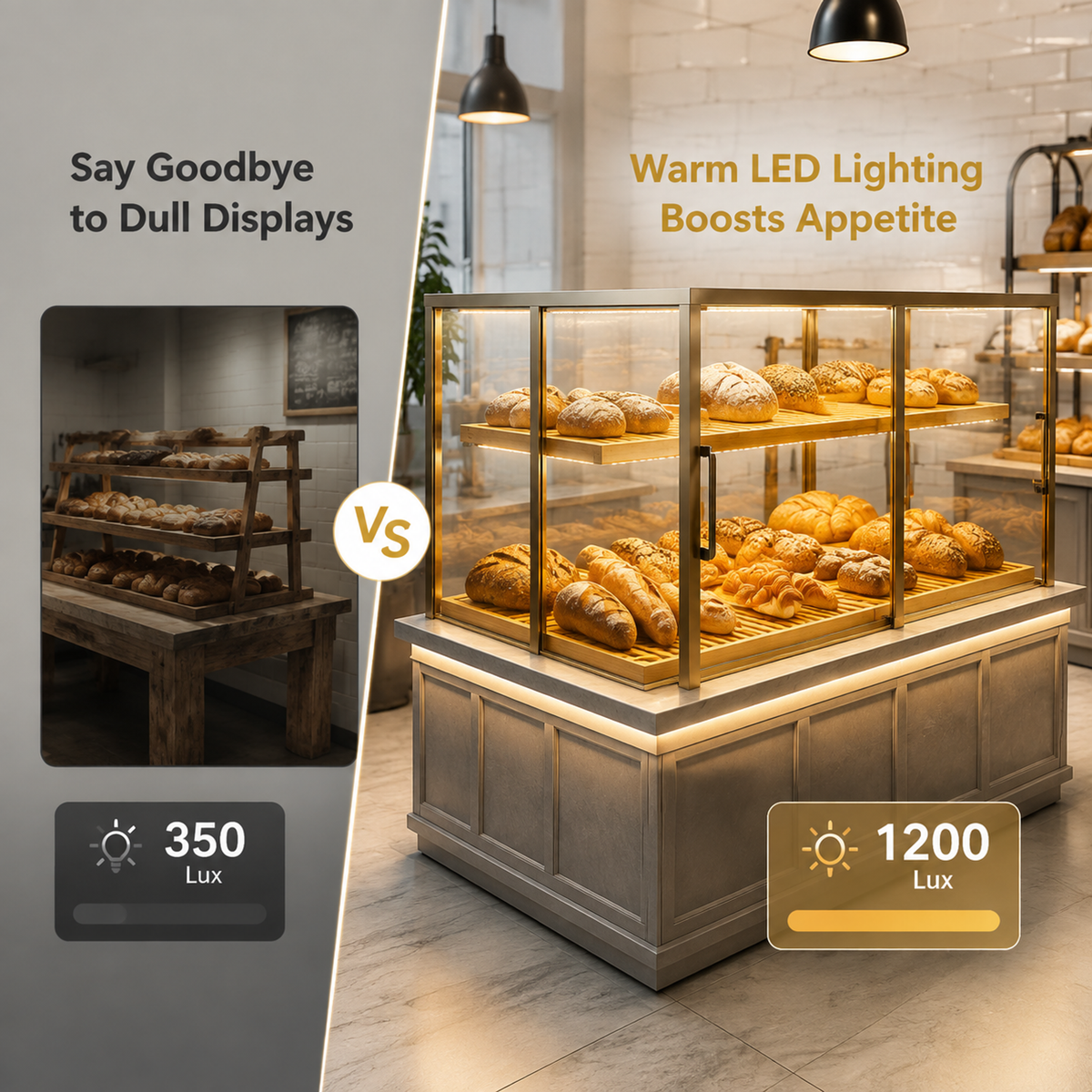BKM-101 Island Bakery Display Cabinet 200x100x140cm product image
