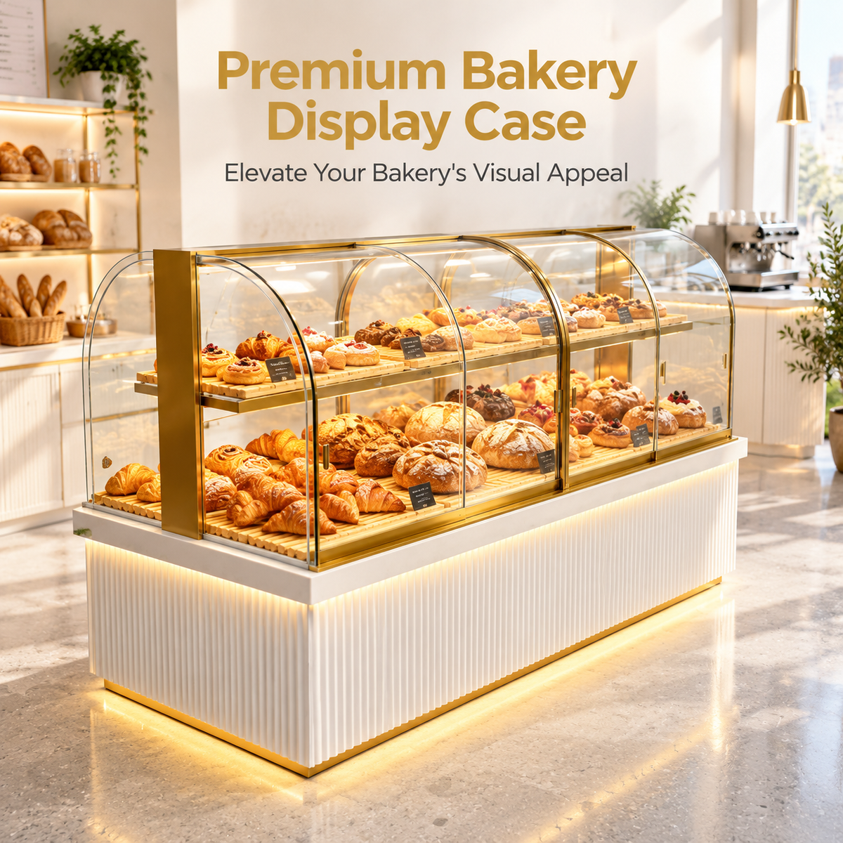 BKM-102 Island Bakery Display Cabinet 200x100x140cm product image