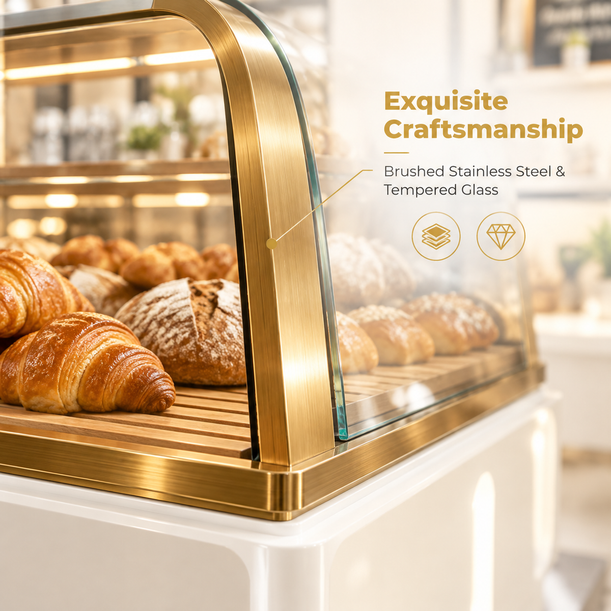 BKM-103 Island Bakery Display Cabinet 200x100x140cm product image