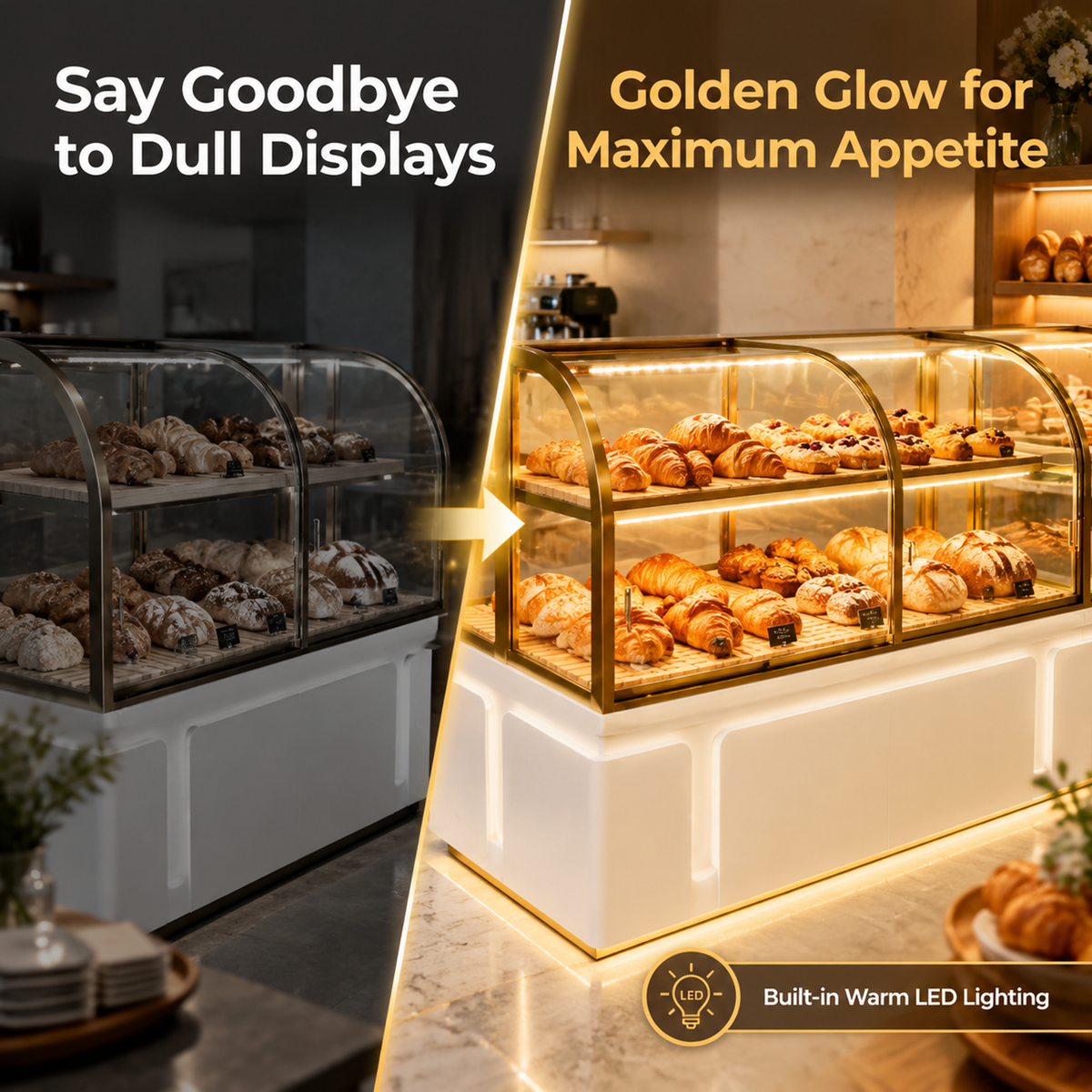 BKM-104 Island Bakery Display Cabinet 200x100x140cm product image