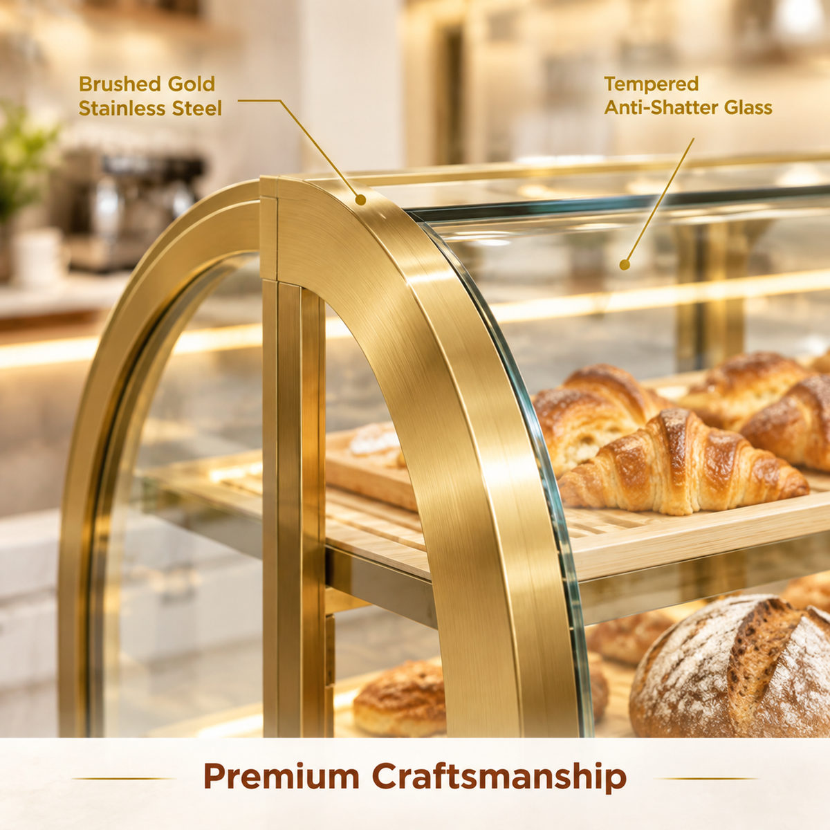 BKM-104 Island Bakery Display Cabinet 200x100x140cm product image