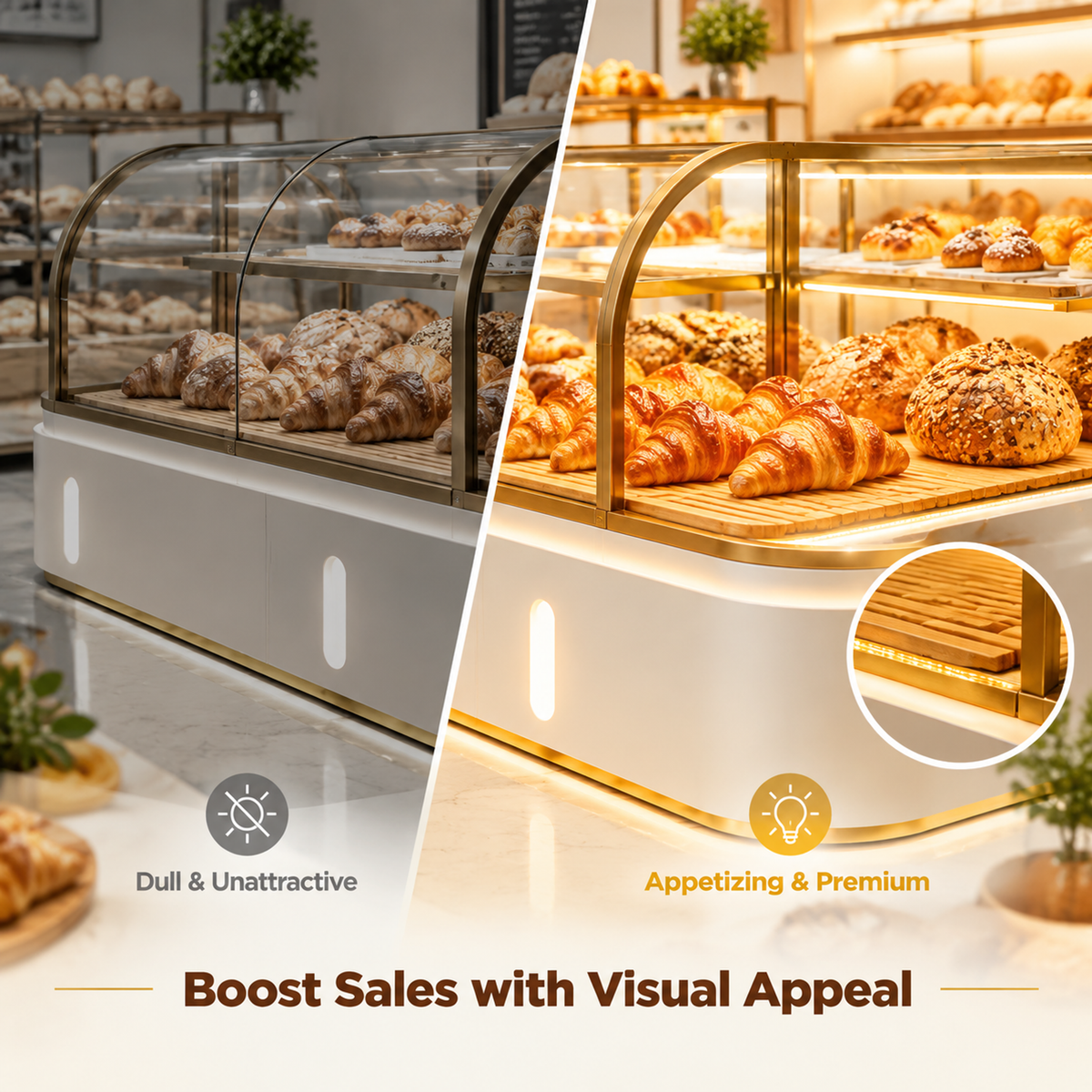 BKM-105 Island Bakery Display Cabinet 250x100x140cm product image