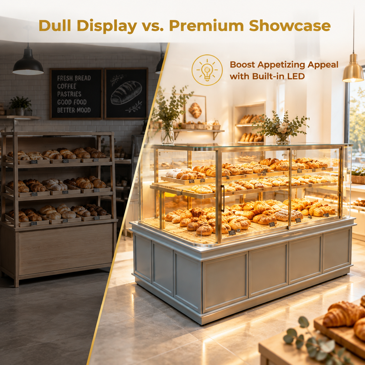 BKM-106 Island Bakery Display Cabinet 200x100x140cm product image