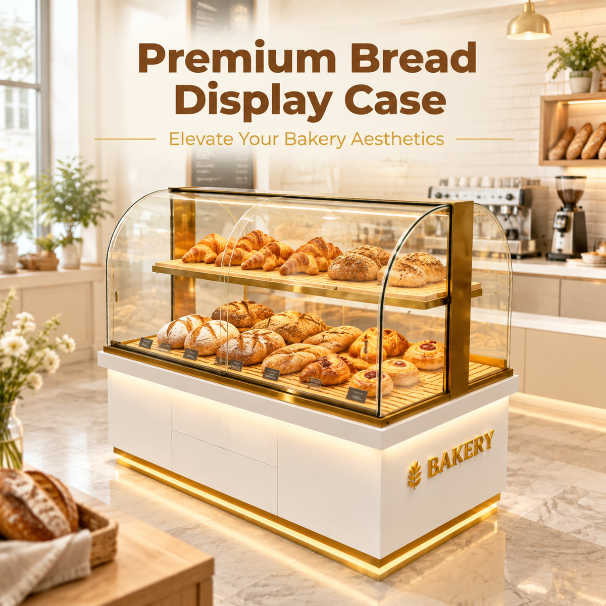 BKM-110 Island Bakery Display Cabinet 150x100x140cm product image
