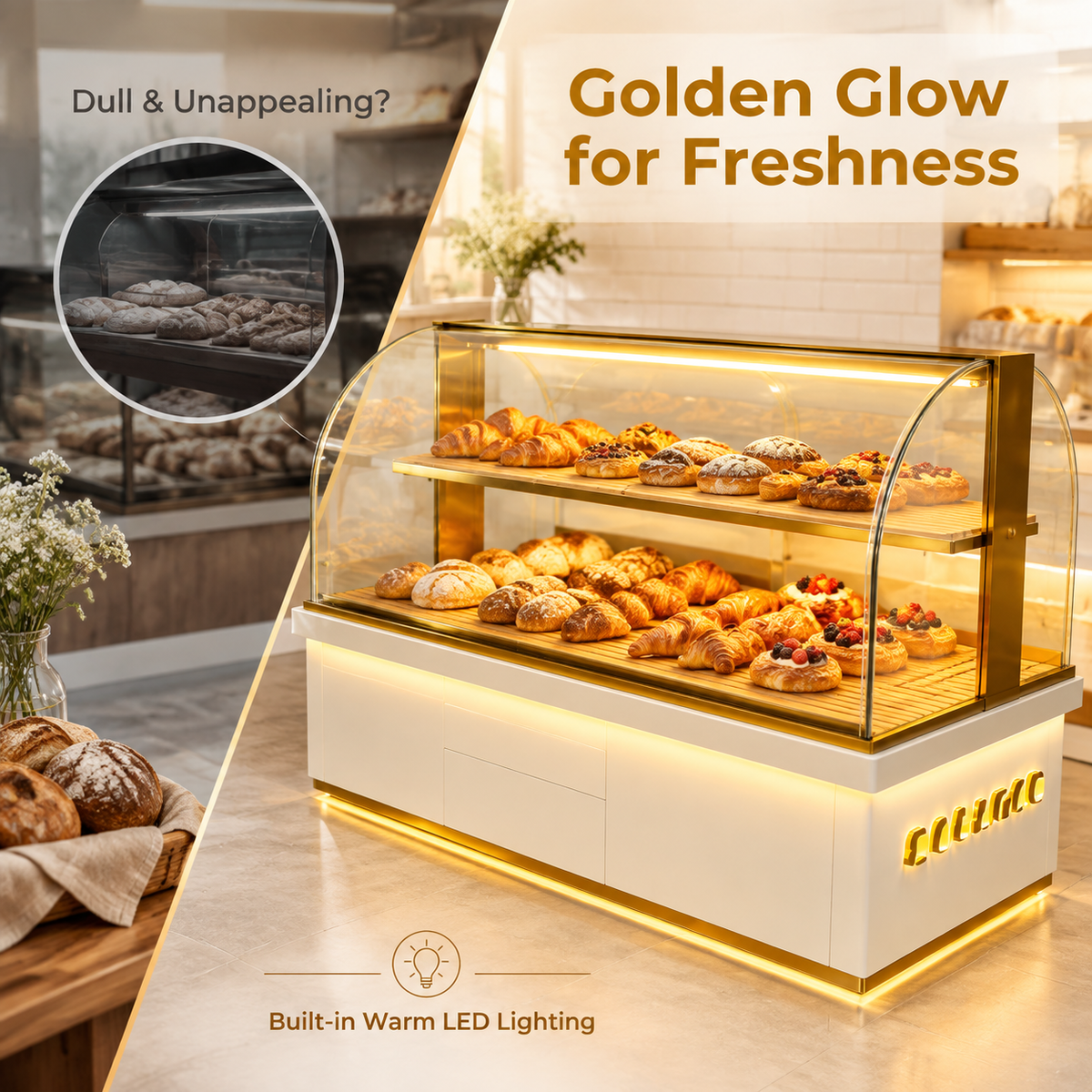 BKM-110 Island Bakery Display Cabinet 150x100x140cm product image