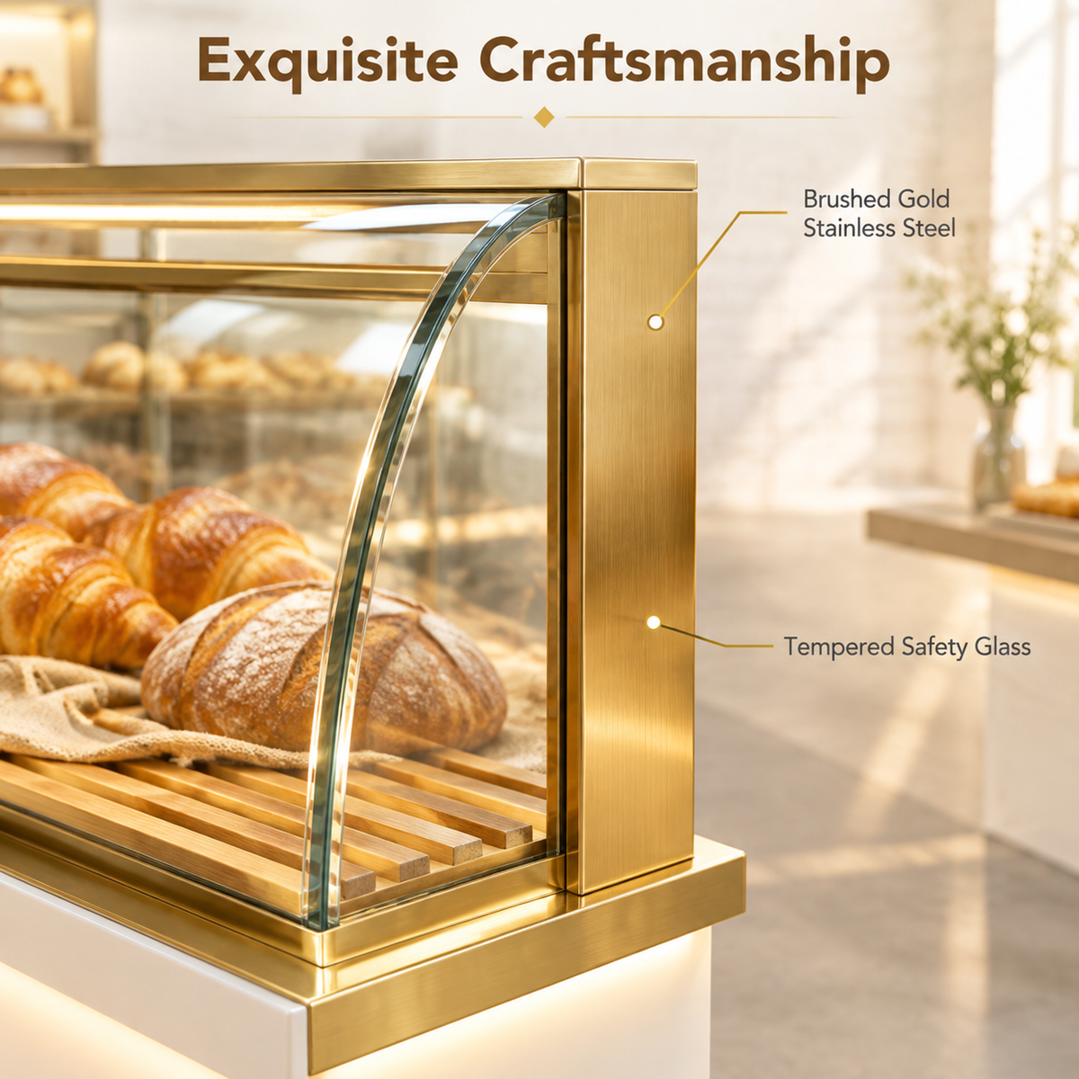 BKM-110 Island Bakery Display Cabinet 150x100x140cm product image