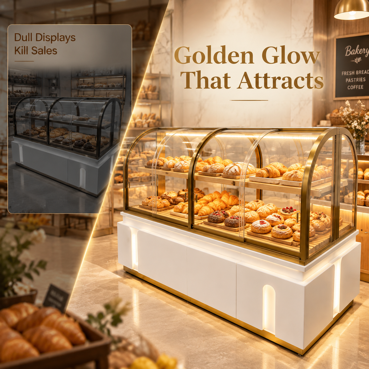 BKM-111 Island Bakery Display Cabinet 150x100x140cm product image
