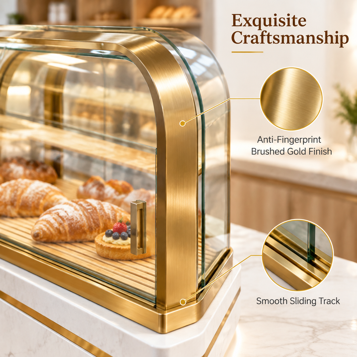BKM-112 Island Bakery Display Cabinet 200x100x140cm product image