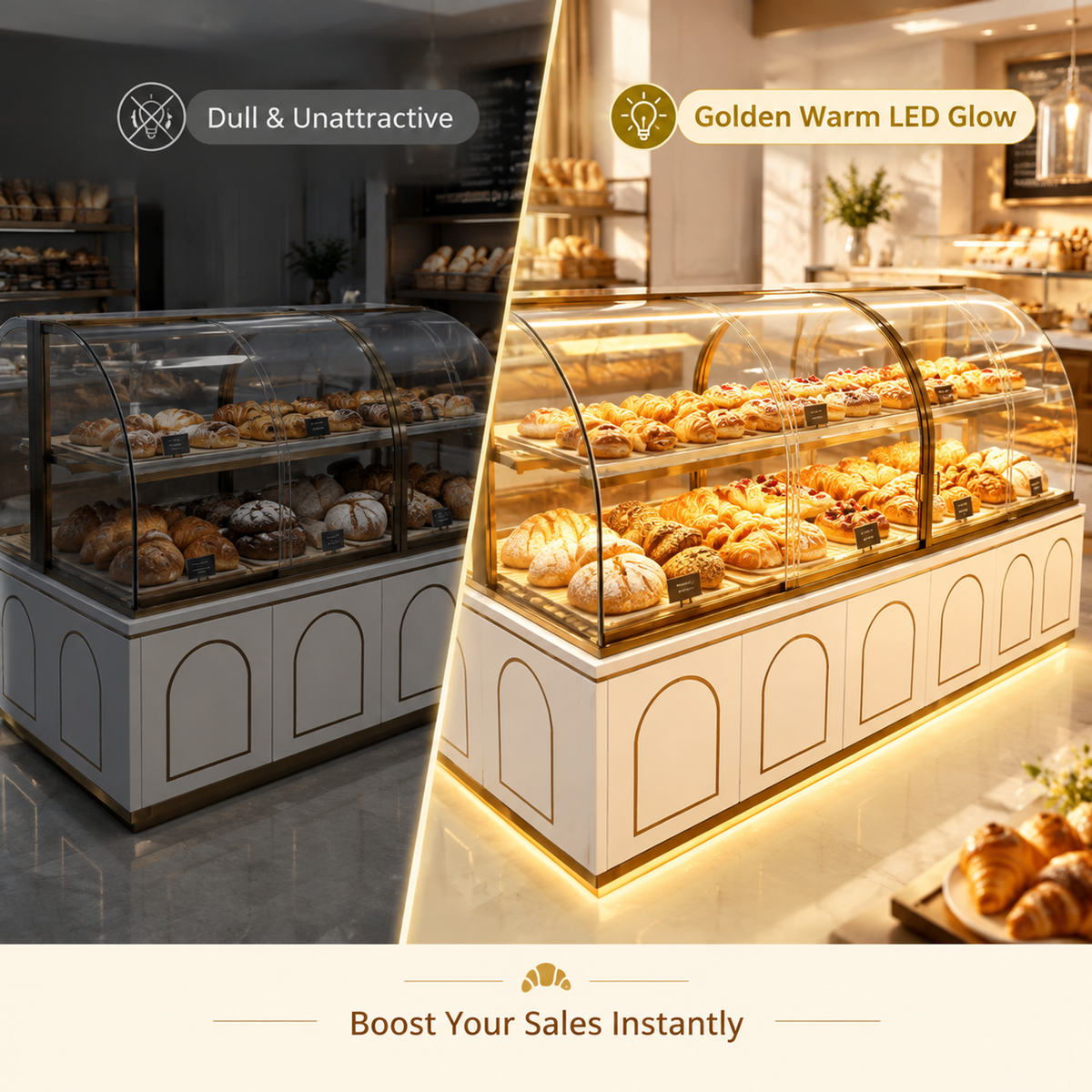 BKM-114 Island Bakery Display Cabinet 250x100x140cm product image