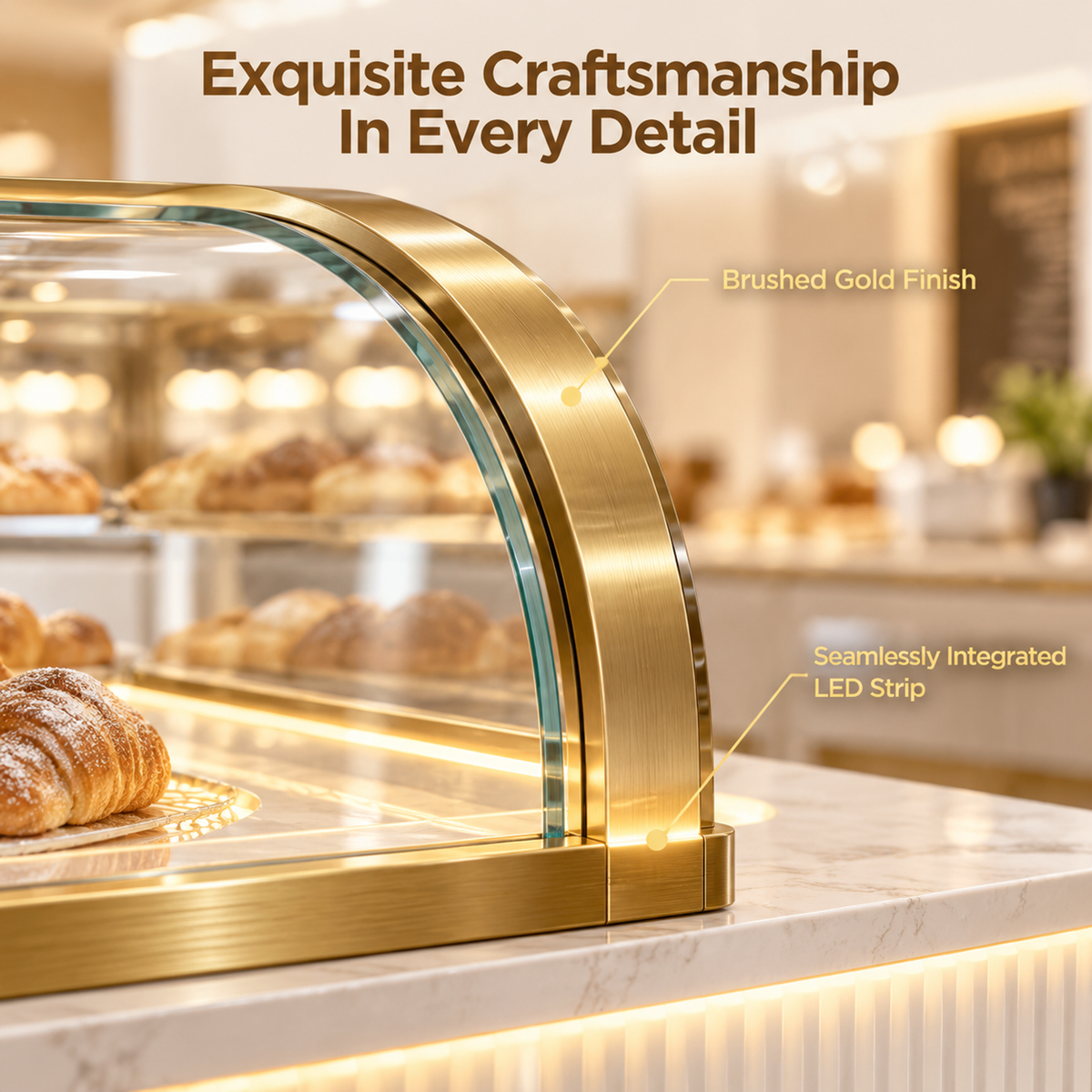 BKM-115 Island Bakery Display Cabinet 200x100x140cm product image