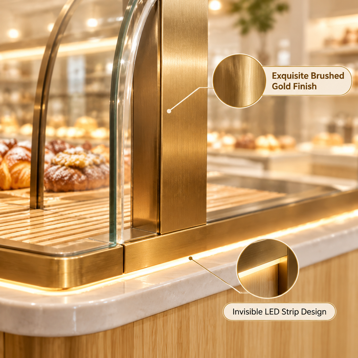 BKM-116 Island Bakery Display Cabinet 180x100x140cm product image