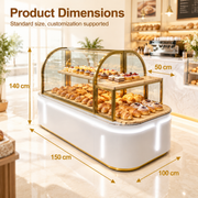 BKM-117 Island Bakery Display Cabinet 150x100x140cm product image
