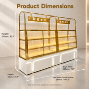 BKO-102 Open Shelf Bakery Display Cabinet 180x55x210cm product image