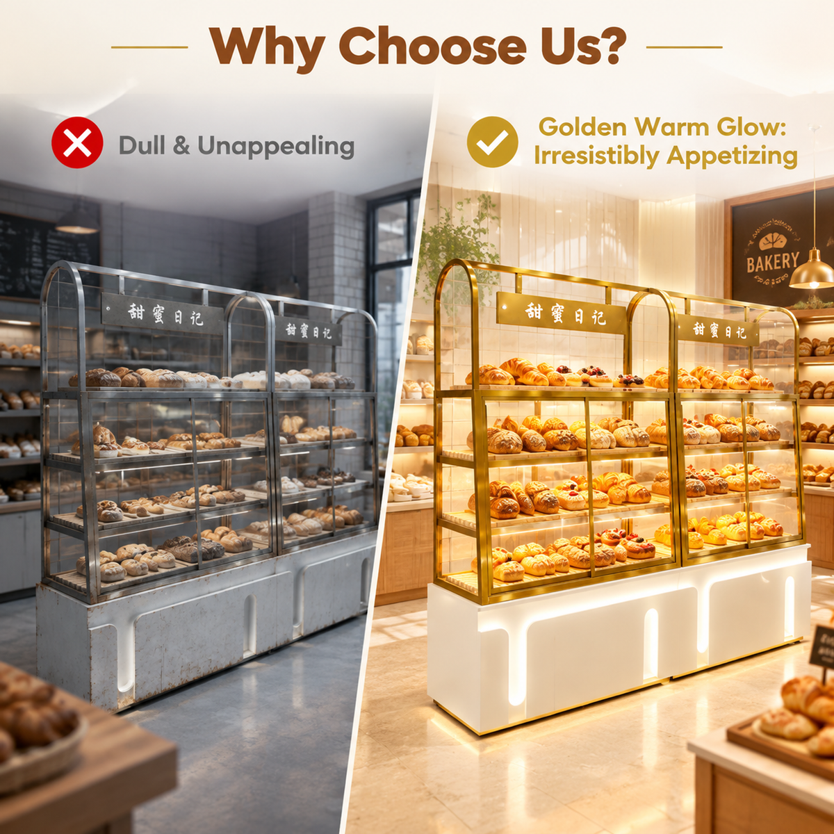 BKO-102 Open Shelf Bakery Display Cabinet 180x55x210cm product image