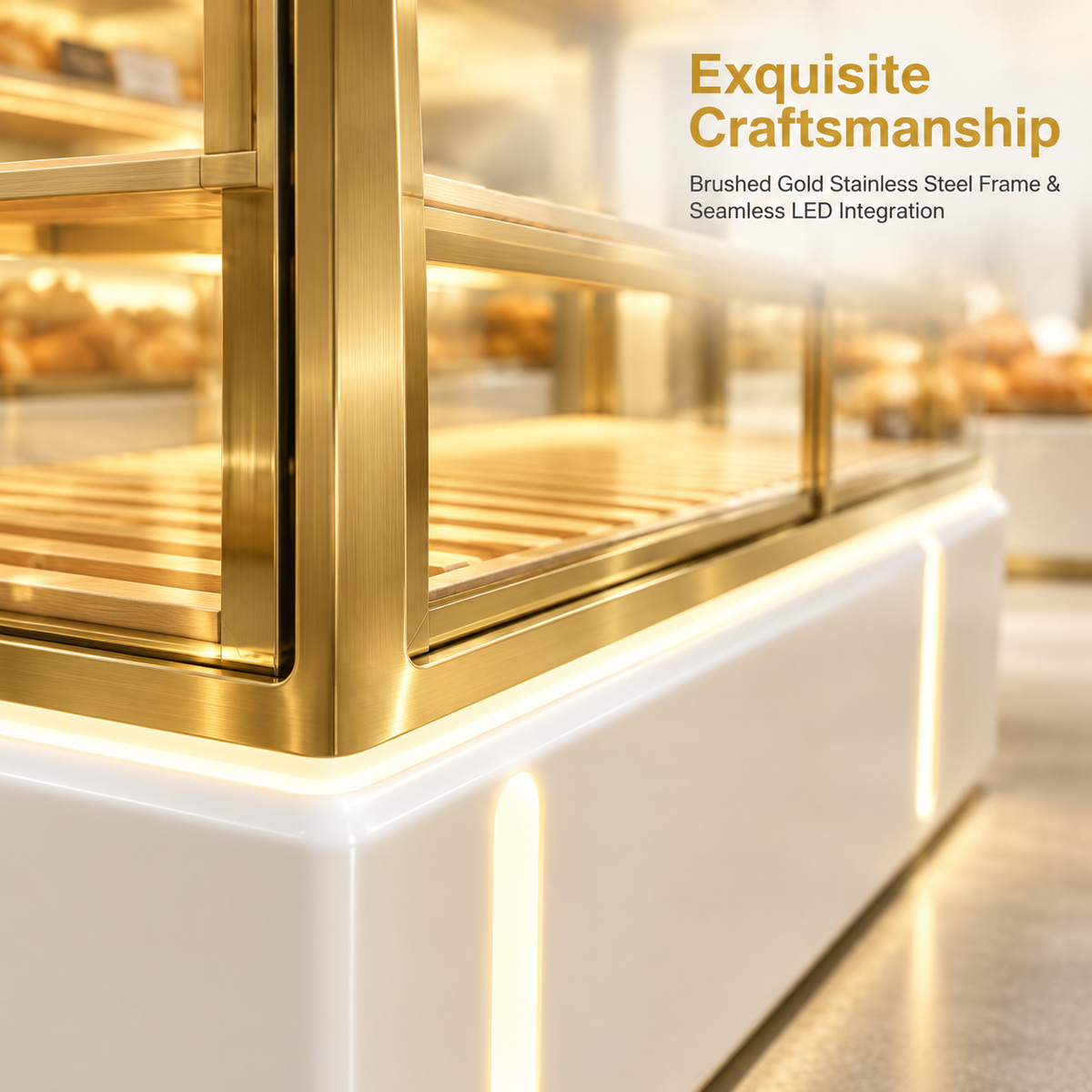 BKO-102 Open Shelf Bakery Display Cabinet 180x55x210cm product image