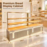 BKO-104 Open Shelf Bakery Display Cabinet 150x55x160cm product image