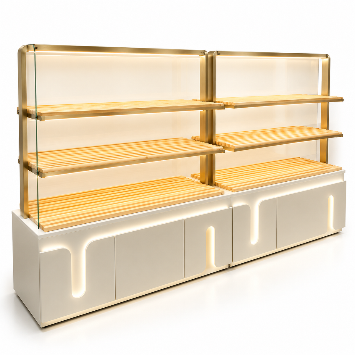 BKO-104 Open Shelf Bakery Display Cabinet 150x55x160cm product image