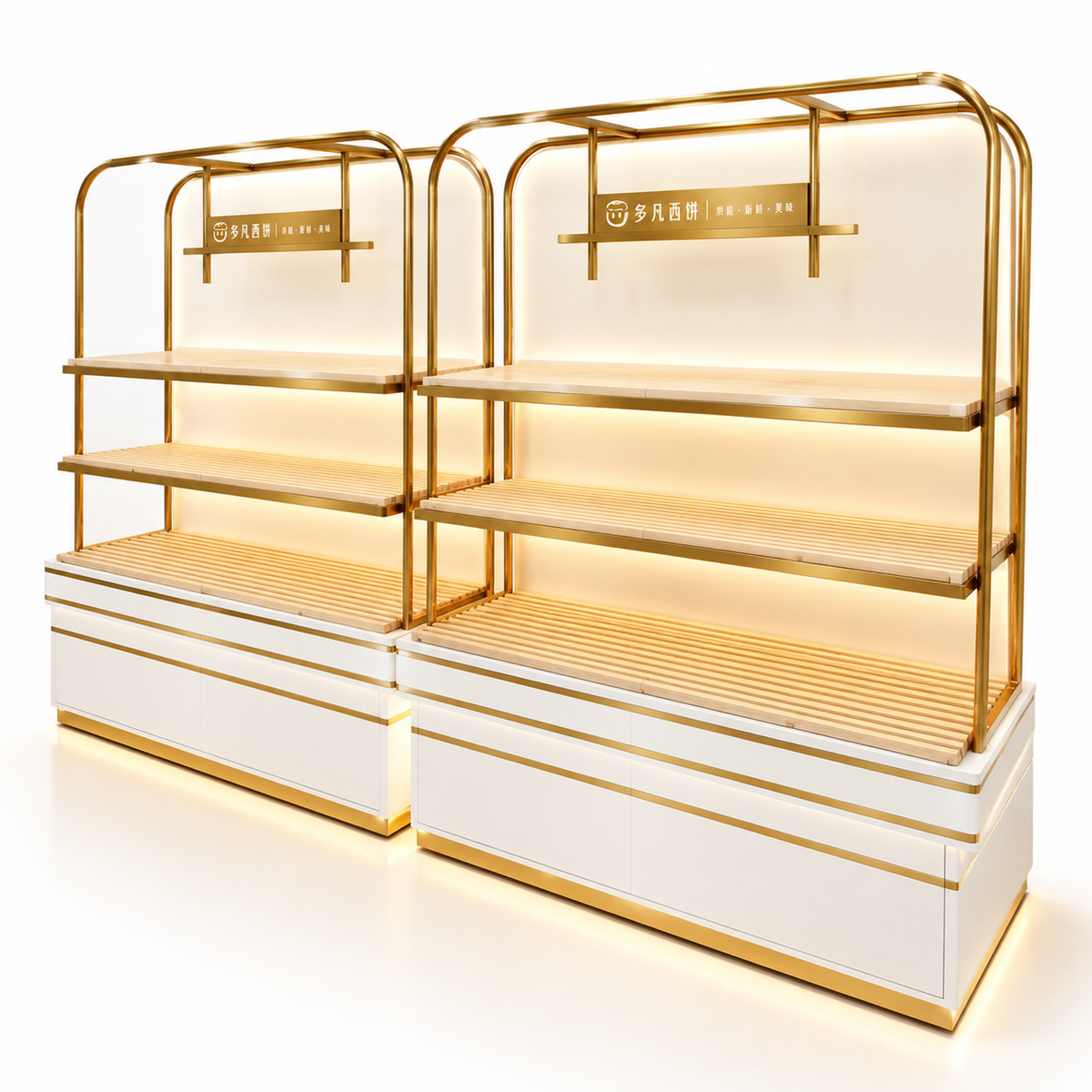 BKO-105 Open Shelf Bakery Display Cabinet 180x55x210cm product image