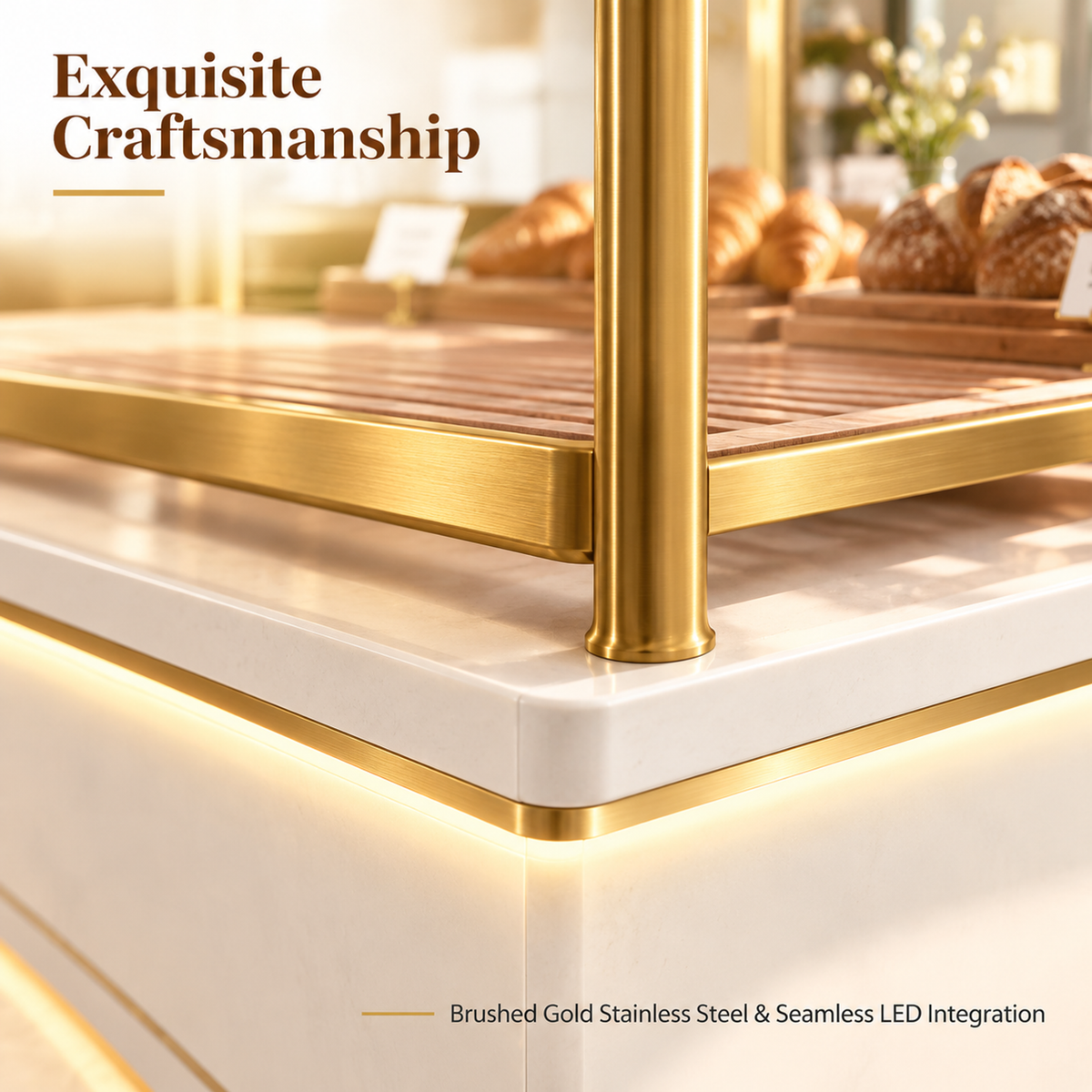 BKO-105 Open Shelf Bakery Display Cabinet 180x55x210cm product image