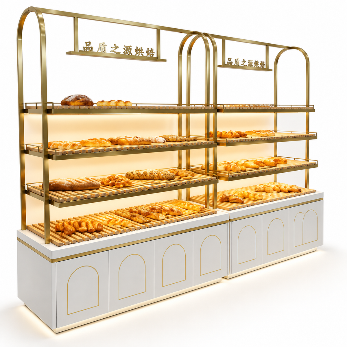 BKO-107 Open Shelf Bakery Display Cabinet 180x55x210cm product image