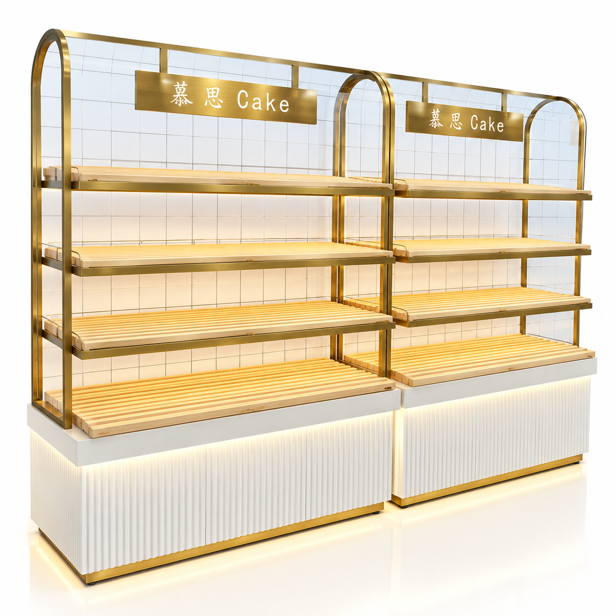 BKO-109 Open Shelf Bakery Display Cabinet 180x55x210cm product image