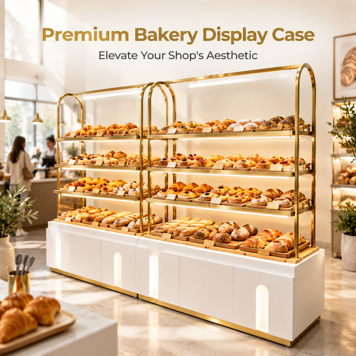 BKO-110 Open Shelf Bakery Display Cabinet 180x180x210cm product image
