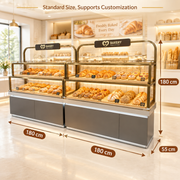 BKO-111 Open Shelf Bakery Display Cabinet 180x55x180cm product image