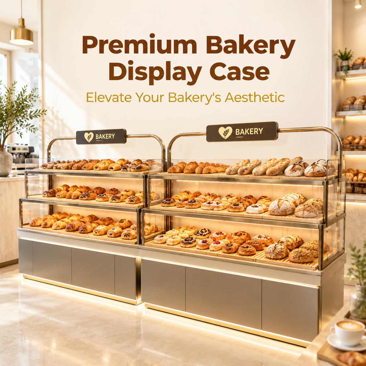 BKO-111 Open Shelf Bakery Display Cabinet 180x55x180cm product image