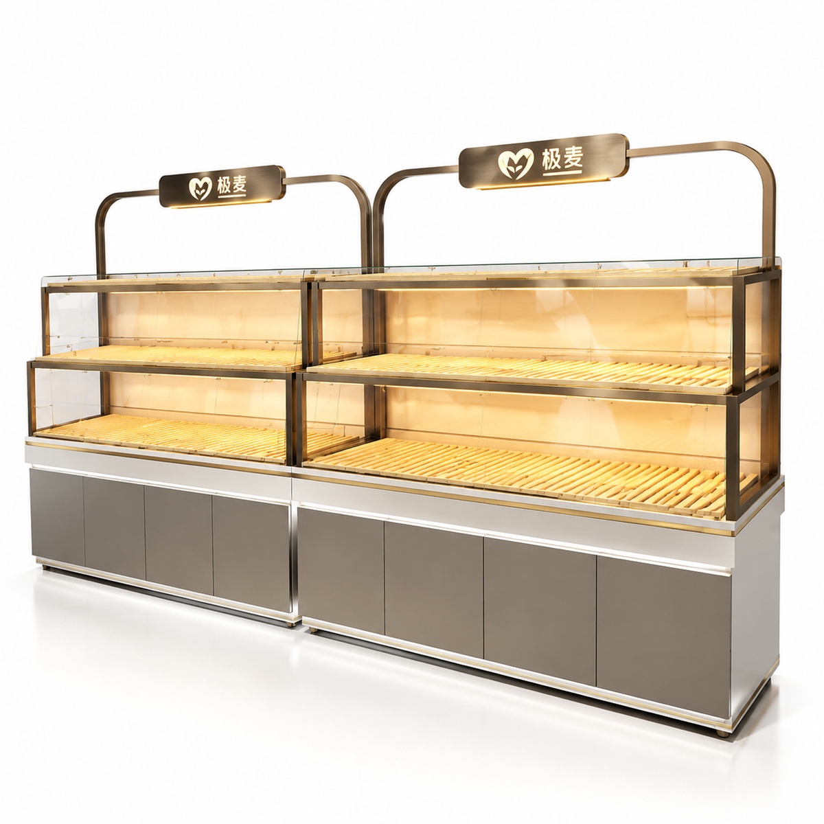 BKO-111 Open Shelf Bakery Display Cabinet 180x55x180cm product image