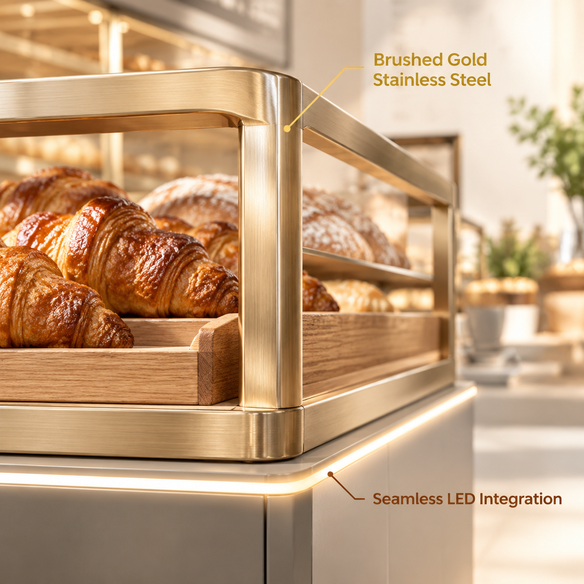 BKO-111 Open Shelf Bakery Display Cabinet 180x55x180cm product image