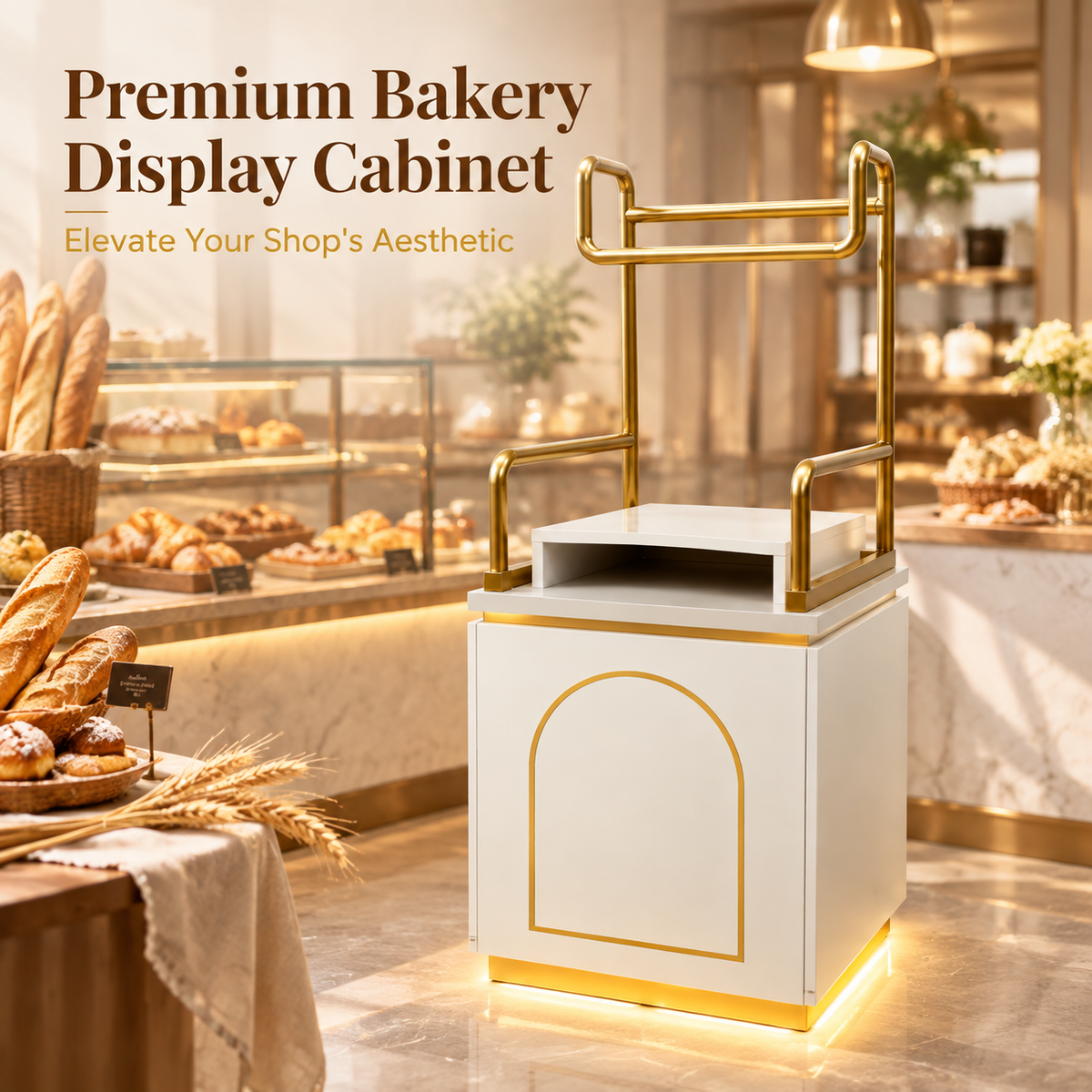 BKP-101 Bakery Tray and Tongs Station 60x55x130cm product image