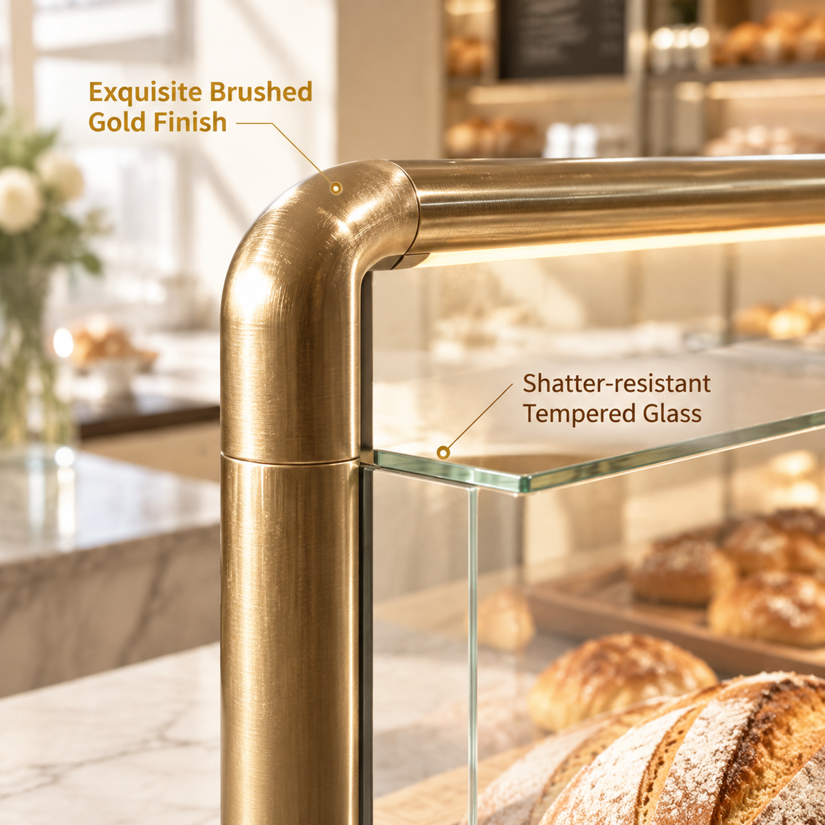 BKP-102 Bakery Tray and Tongs Station 60x55x130cm product image