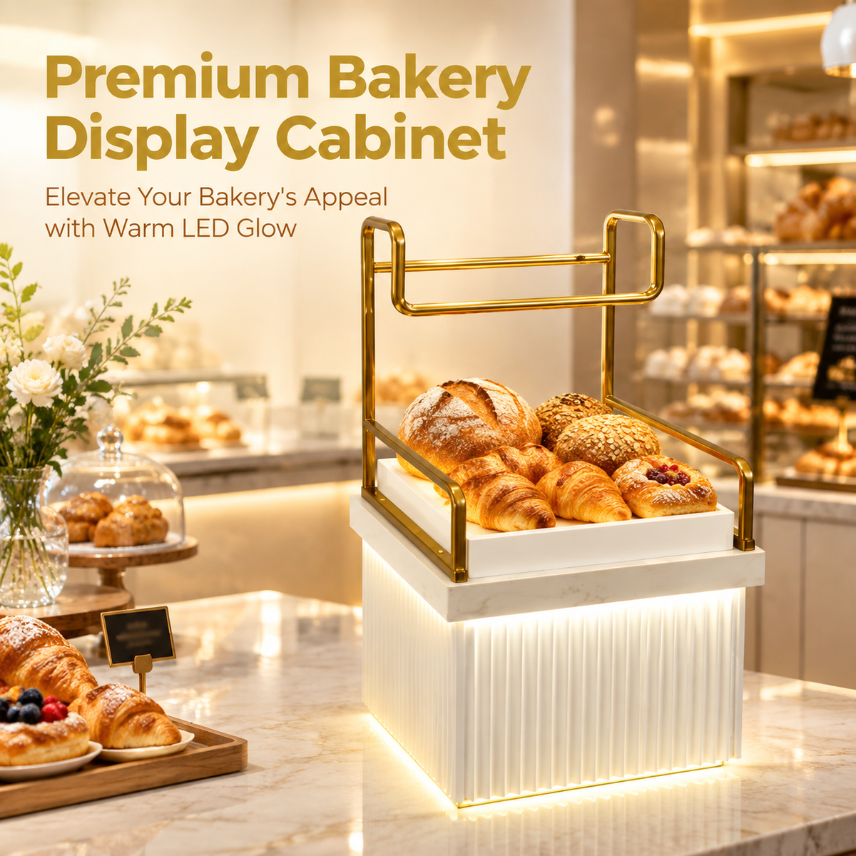 BKP-103 Bakery Tray and Tongs Station 60x55x130cm product image