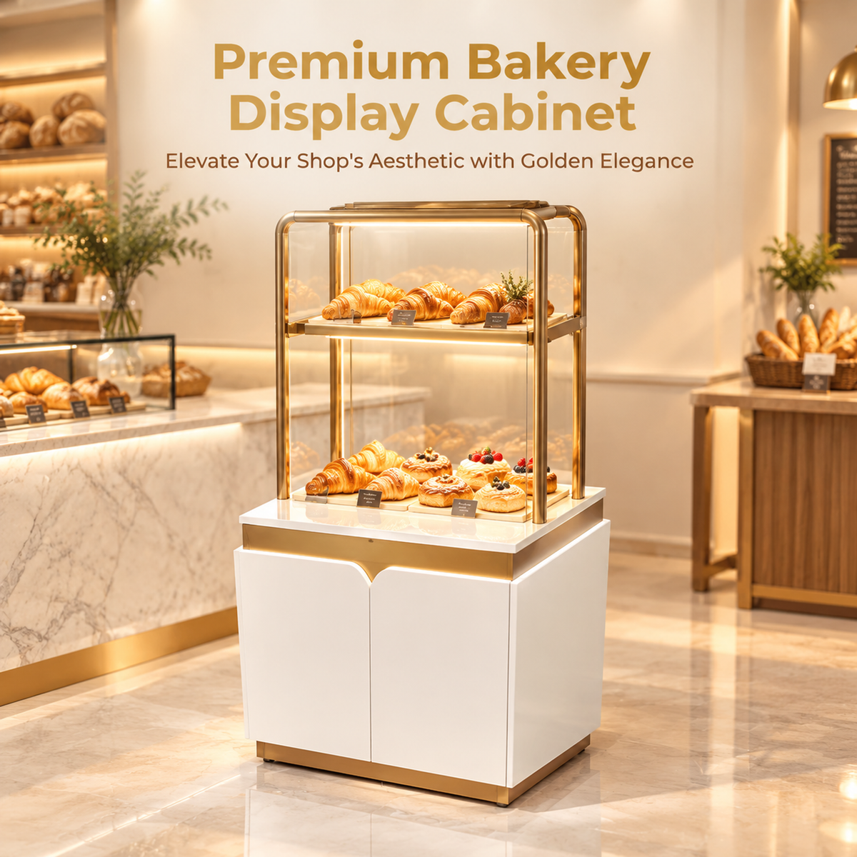 BKP-106 Bakery Tray and Tongs Station 60x55x130cm product image